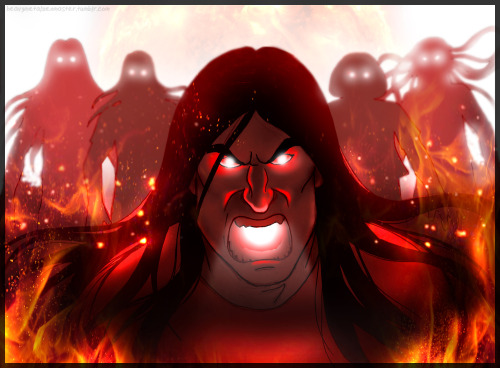 heavymetalzenmaster:Metalocalypse Drawing Challenge!25: Draw Dethklok as gods/using the Dethlights!T