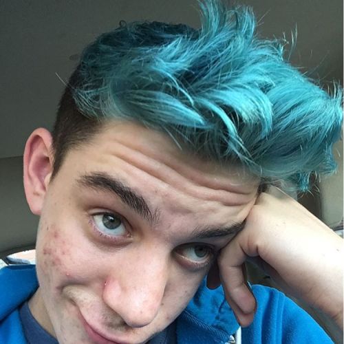 CrankGameplays — Even after almost 3 weeks, the blue hair is still...