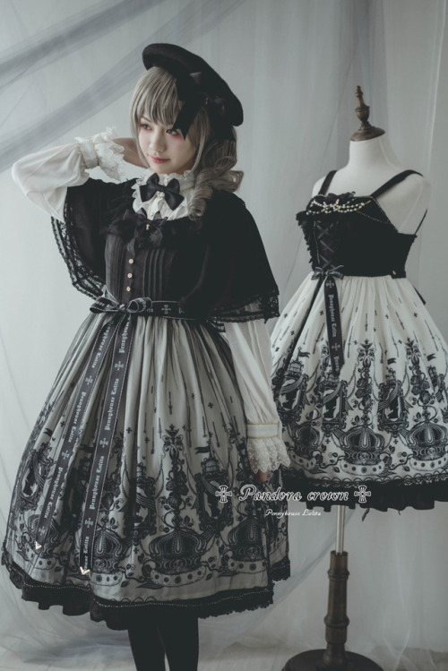lolita-wardrobe:【-♚-♚-♚-Pandora Crown-♚-♚-♚-】 OP and JSK #Leftovers◆ Time-proven Top Quality Lolita 