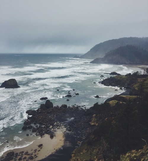 justapplyyourself - Ecola State Park. Cannon Beach, Oregon (March,...