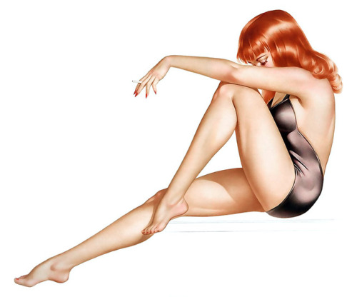 Illustration by Alberto Vargas, 1947.