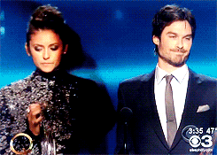 hercosmiclove:  Ian Somerhalder talks about the PCAs and ex-girlfriend Nina Dobrev