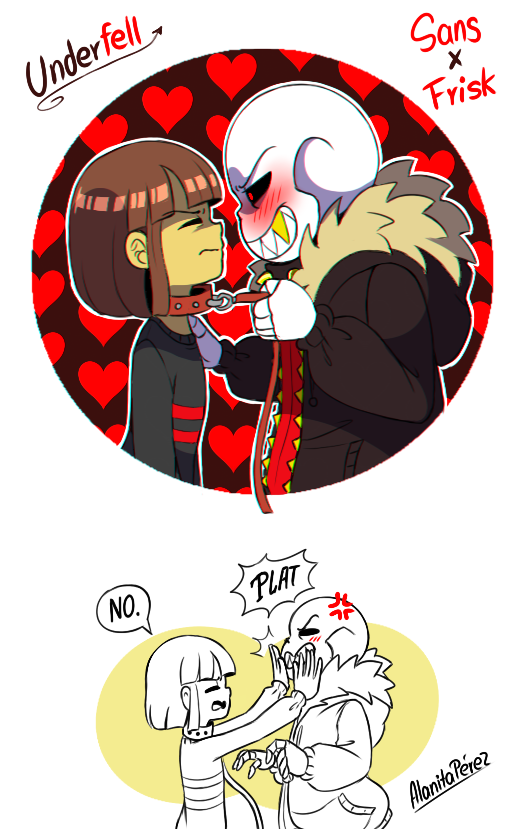 Underfell Sans X Frisk Explore Tumblr Posts And Blogs Tumgir