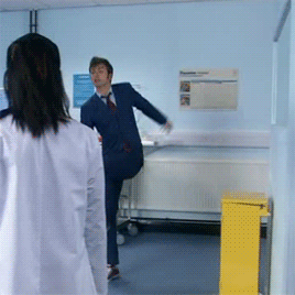 mizgnomer:Crowley vs. The Tenth Doctor - Parallels(both as played by David Tennant)