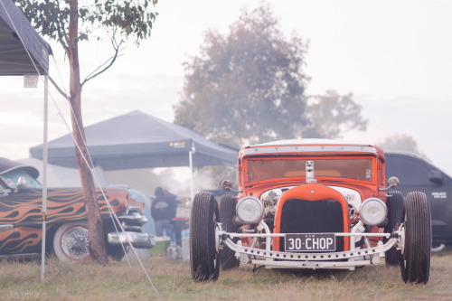 jaymacphotography:  Early morning at the Wandering Weirdos campsite.. Mud run 2015. 