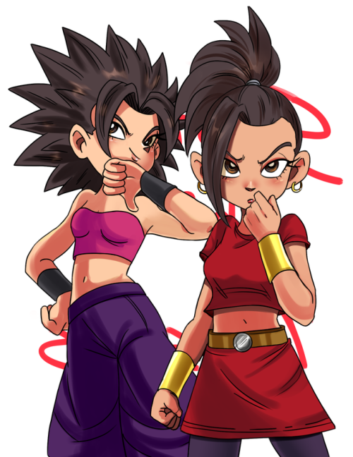 tallerthanvegetalmao - I drew a picture of my two fav dbs female...