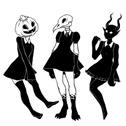 kuripu:  Spooky friends 2 electric boogaloo They’re transparent for extra spook 