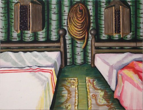 huariqueje: Unmade bed by an open window   -    Aukje Koks  Dutch, b.1977- Oil o