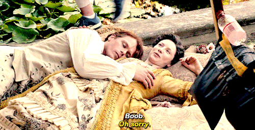 outlassed: henricavyll:Sam Heughan and Caitriona Balfe  BTS for Entertainment Weekly (November 