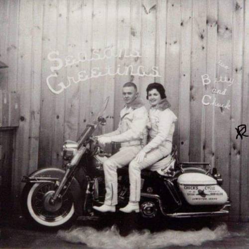 Seasons Greetings from Betty and Chuck- via caimag