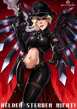 therealshadman:  therealshadman:  Heroes Never Die! [My Twitter] [My Twitch]   Included Nazi Mercy in this months Poster Loadout. For those interested you can order via Sharkrobot.