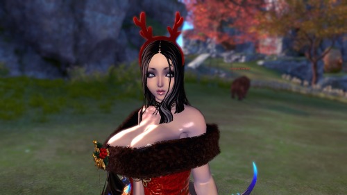 ein457:  Blade and soul is back up for the weekend.Free christmas outfits