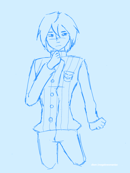 Shuichi Doodle! Im Basically Just Doing Little Doodles To Show My Stylization Of The Dgr Protags And