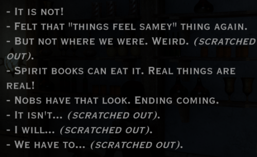 schrodanger:Sera’s journal in Trespasser. (I think I’ve posted it before but I would like to take th