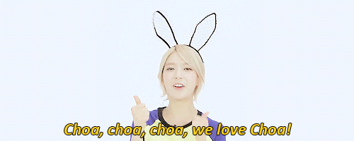 femaleidol: cute bunny choa we love choa ♡