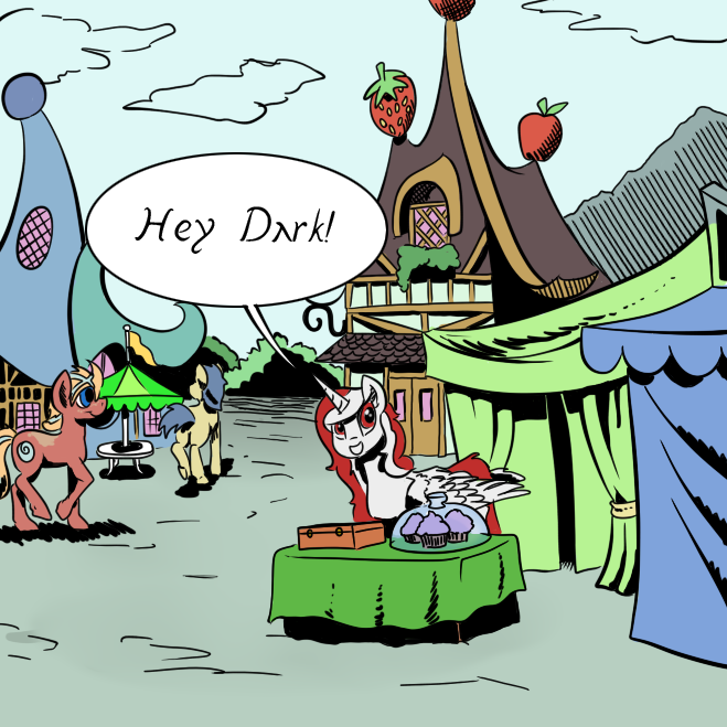 askdarkpony:  [Ask Dark - 832] And now, really towards unspeakable north.   X3