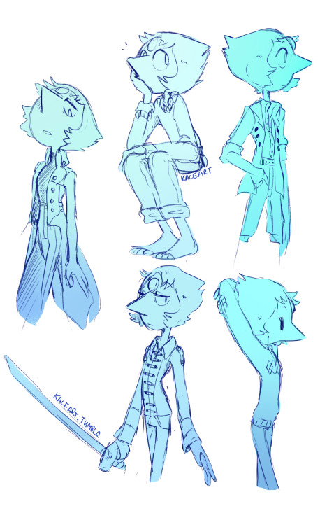 kaceart:some pearls in outfits!