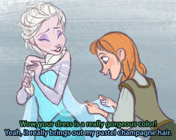 anatoly-vassy:  katsallday:  So I started thinking about Elsa’s hair and  