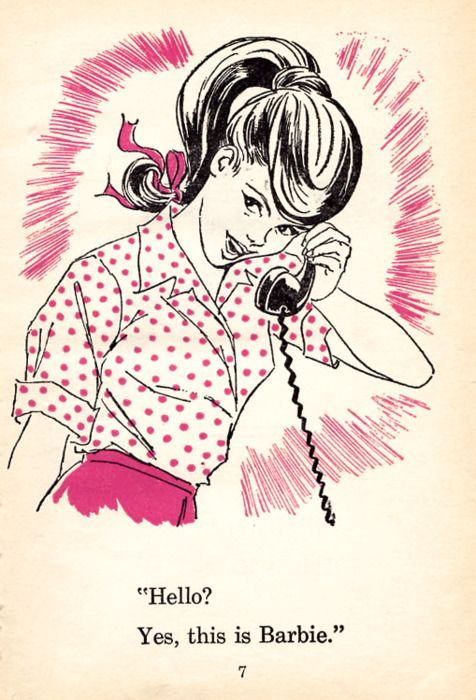 I Found This Very Amusing Picture From A Vintage Barbie Book (left) And I Just Had To Make A Jem Version