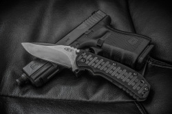 everyday-cutlery:  Glock 19 &amp; Zero Tolerance 0550 by Brian Speight