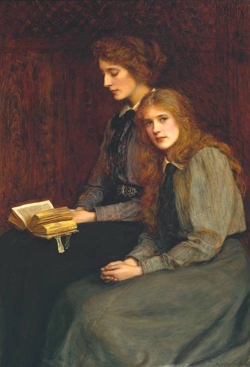 The Sisters (1900). Ralph Peacock (English, Classical, 1868-1946). Tate Gallery, London. The pa