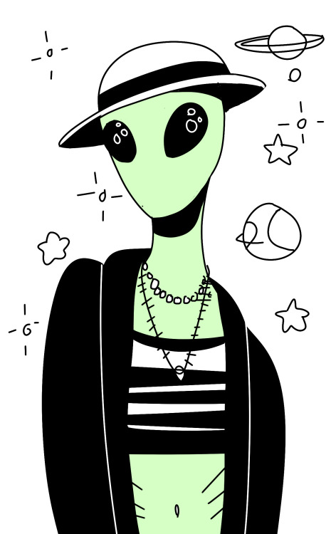 birdsons: i haven’t drawn aliens in a while