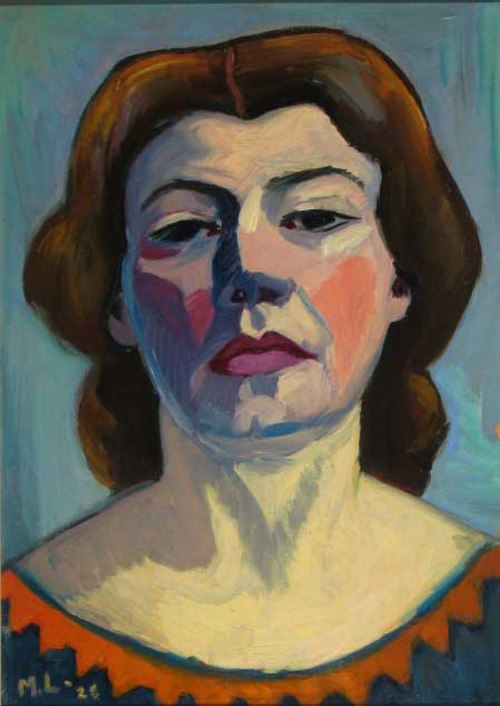  Self Portrait by Maggie Laubser (South African, 1886–1973), 1928, 47.5 x 34 cm, Sanlam Art Collecti