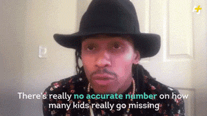 This dancer is using movement to raise awarness about missing children.