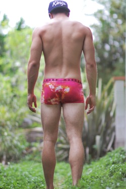 tiedyeundies:  Boy in Nature // Tie Dye Undies