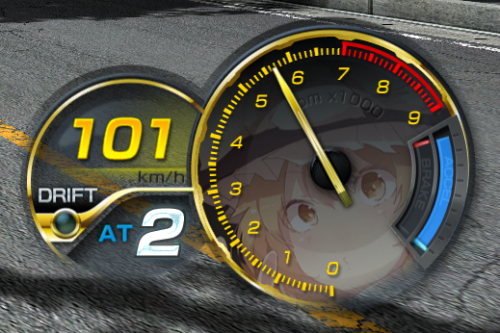 Initial D Zero mod: Touhou tachometers. Part of my Touhou project zero mod for initial D Zero.C