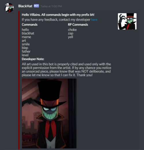 Here We Are My Black Hat Discord Bot Is All Ready For Launch