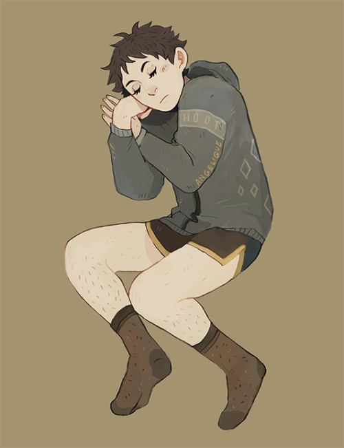 bergliot-manner:  First set of “Sleepy Setters,” is uploaded to my Society6 shop! T