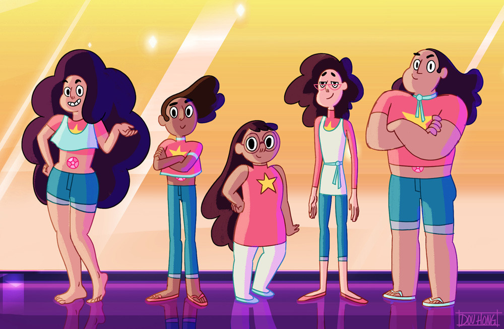 dou-hong:  SU headcanon: Because Connie and Steven don’t have much experience fusing,