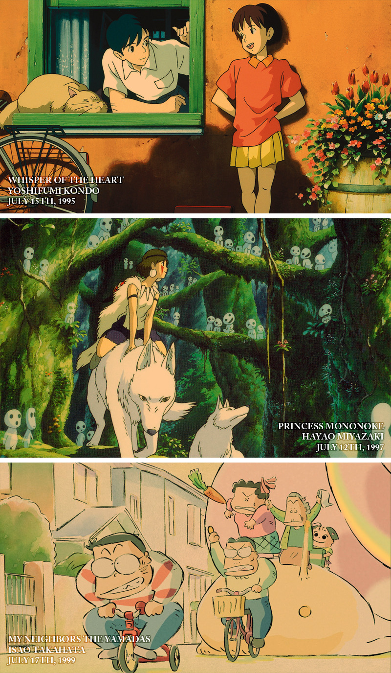 wannabeanimator:   Studio Ghibli | 1985 - 2014  After recent rumors of Studio Ghibli