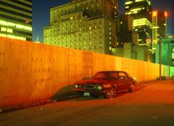 lehroi:  Greg Girard Camaro in Alley, 1981.