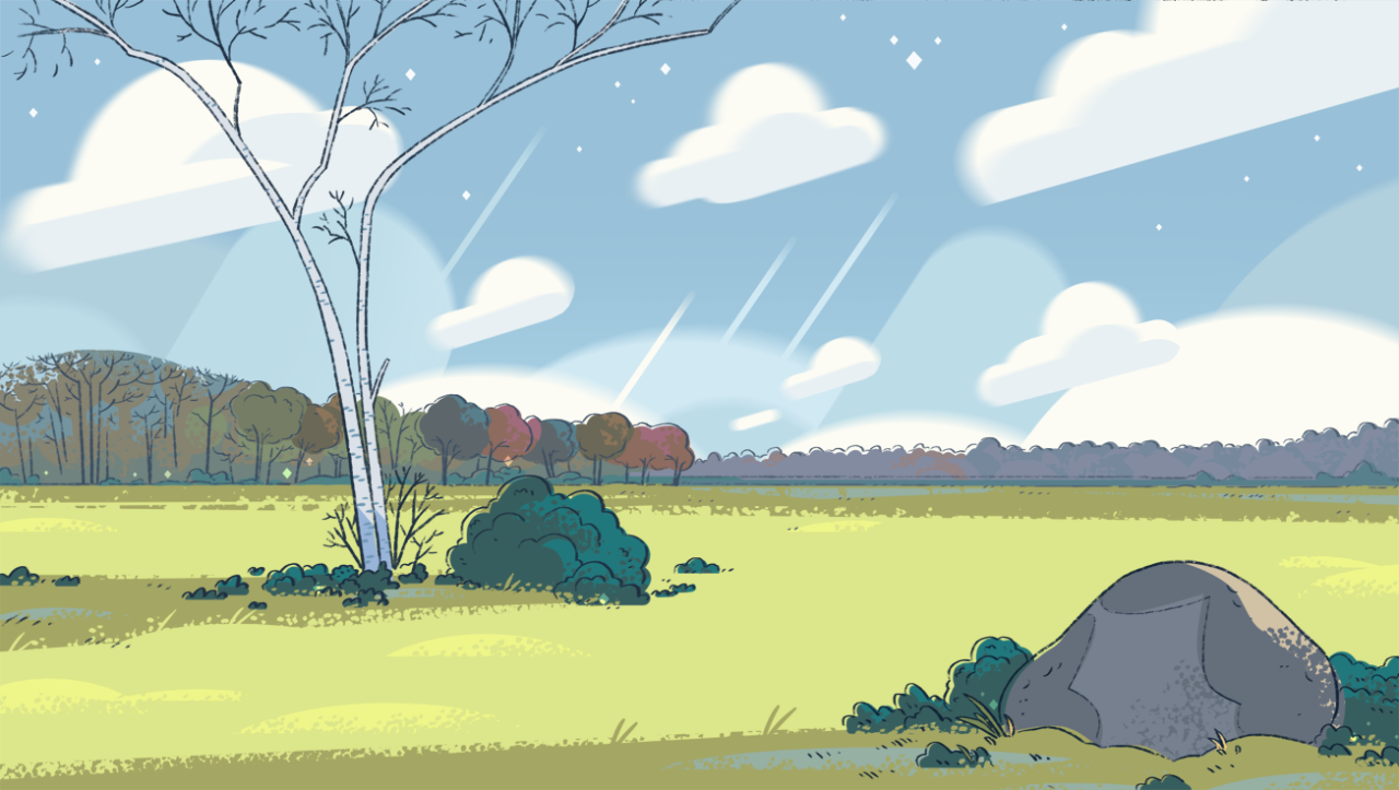 Part 1 of a selection of Backgrounds from the Steven Universe episode: On The RunArt