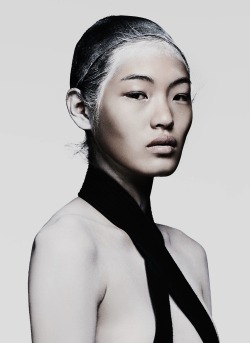 opaqueglitter:  &ldquo;Forbidden Colors&quot; Chiharu Okunugi photographed by Barnaby Roper for Models.com 