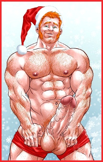 gingerbumjoey01:  Ginger beef santa 