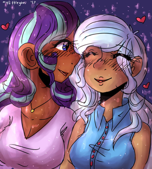 mylittleyuri: I was in such a startrix mood I just had to draw some more of my otp