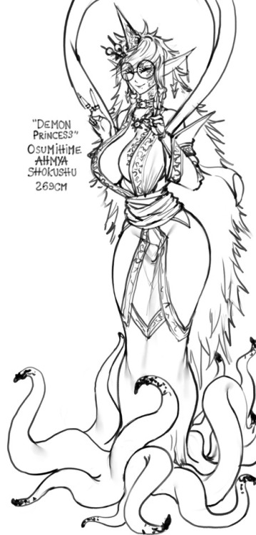 thegoldensmurf: The demon princess, Osumihime Ahmya Shokushu, one of the four Generals of the Empire