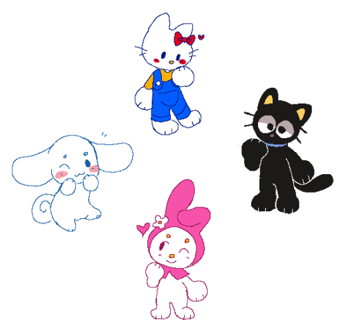 cray0n-b0x:gosh i lov sanrio