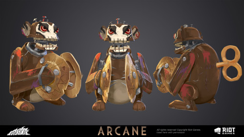  ARCANE | Jinx’s Monkey Texturing | Maéna Paillet