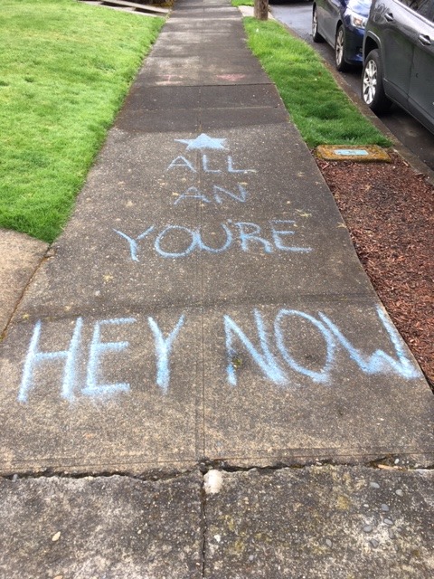 Argumate:  Dagny-Hashtaggart:   Found In Sidewalk Chalk A Half Mile Or So From My