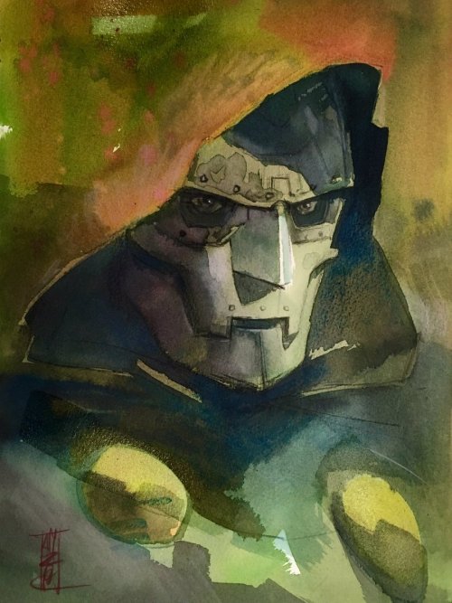imperiuswrecked:Victor Von Doom art by Alex Maleev