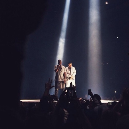 wordonrd: Kanye Brings Drake Out In Toronto To Perform “Forever” and “All Me” (Video)  On Sunday night Drake and Kanye partied at the Hoxton in Toronto for Ye’s ‘Yeezus Tour’ after party. It was amazing to see Kanye rap the words to Drake’s