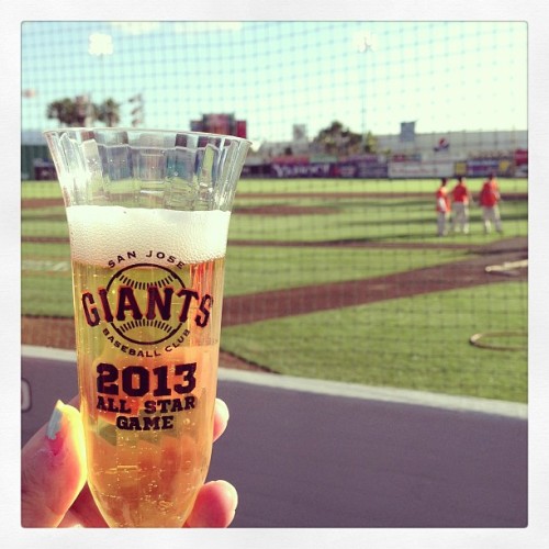 Fancy #sjasg13 #chn104 #sjgiants #pinkyup #minorleagues #allstargame #wefancy (at San Jose Municipal