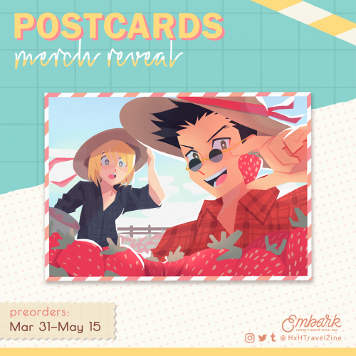 hxhtravelzine:hxhtravelzine: EMBARK Merch Reveal: Postcards Catch a glimpse of their adventure! We h