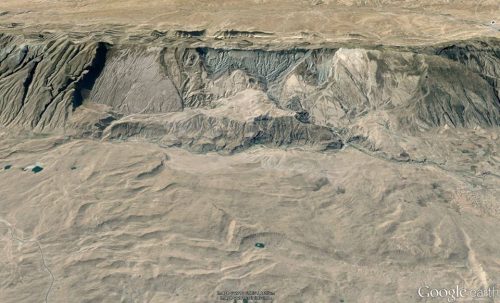 The gigantic Seymareh landslide - can you spot it?The Seymareh or Saidmarreh rock avalanche is the b