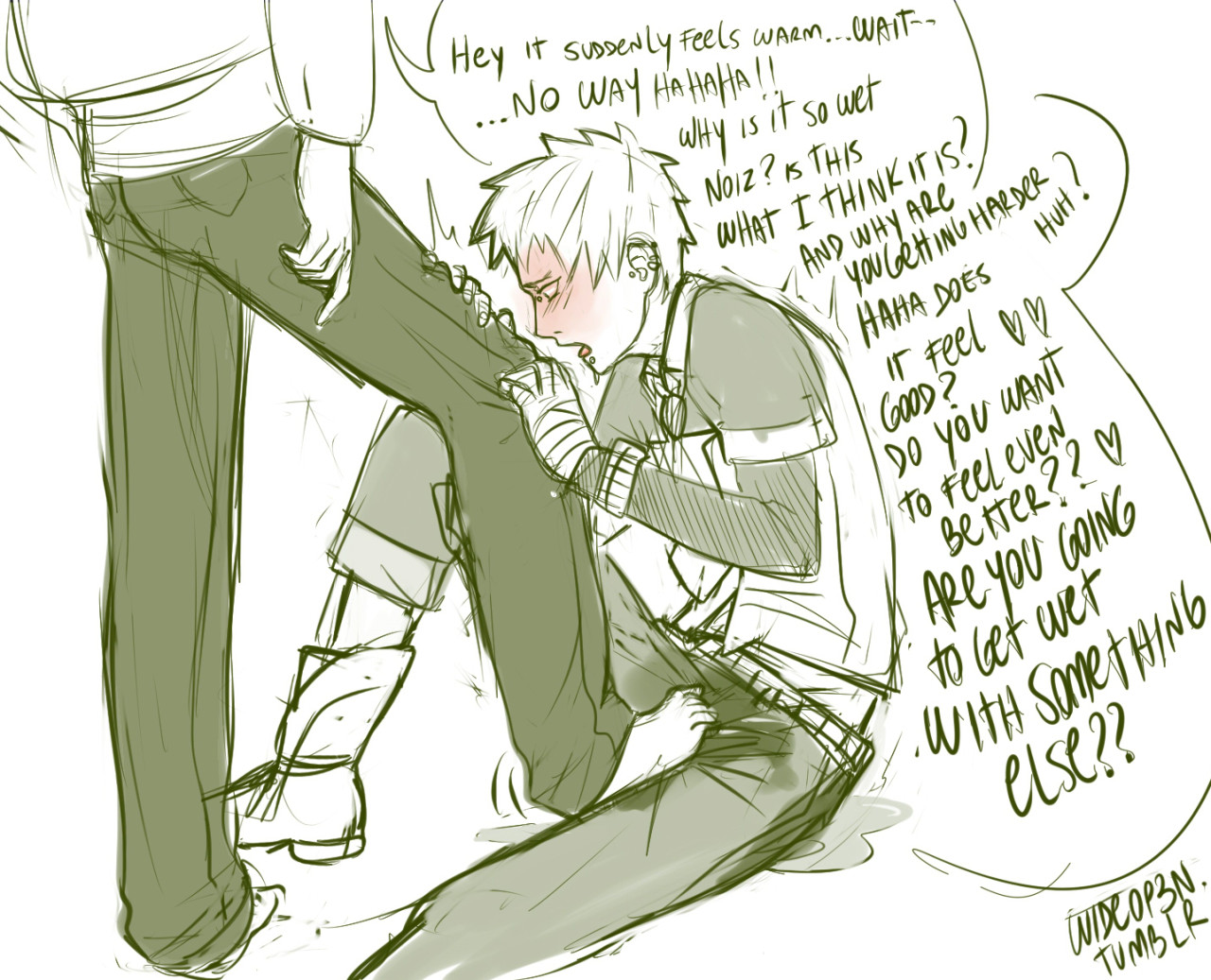 wideop3n:  anons said abused tied Noiz and Sly Blue torturing Noiz and making him