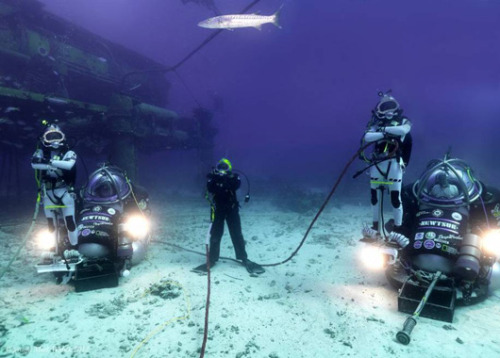 Porn Pics sagansense:  Cousteau kin set to live underwater